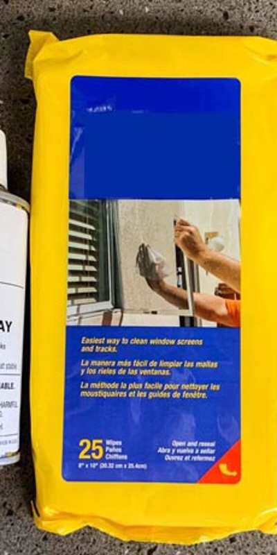 Cleaning Kit for retractable screen doors Photo